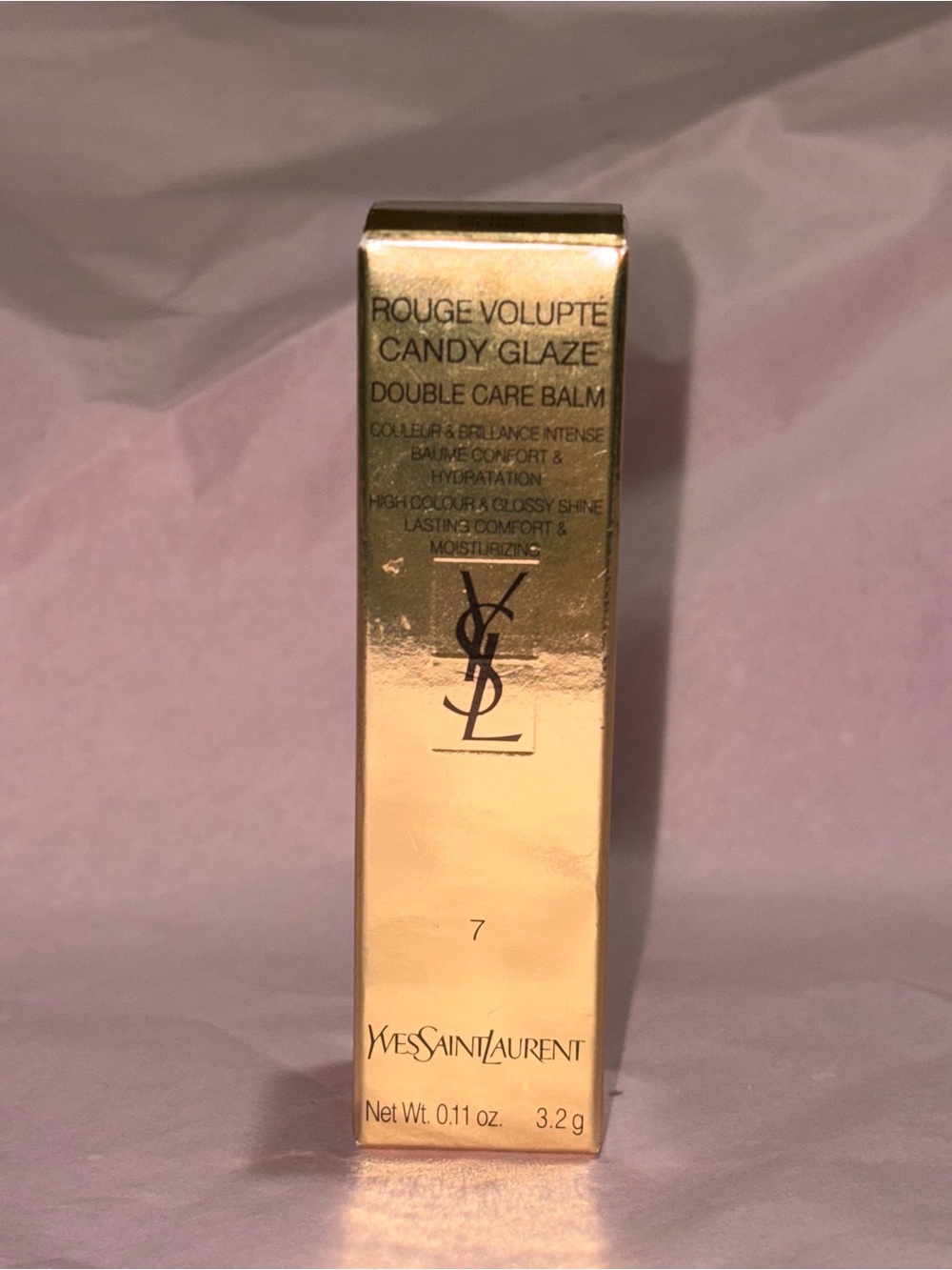 Yves Saint Laurent Rouge Volupté Candy Glaze Double Care Balm - Pink (Shade 7)